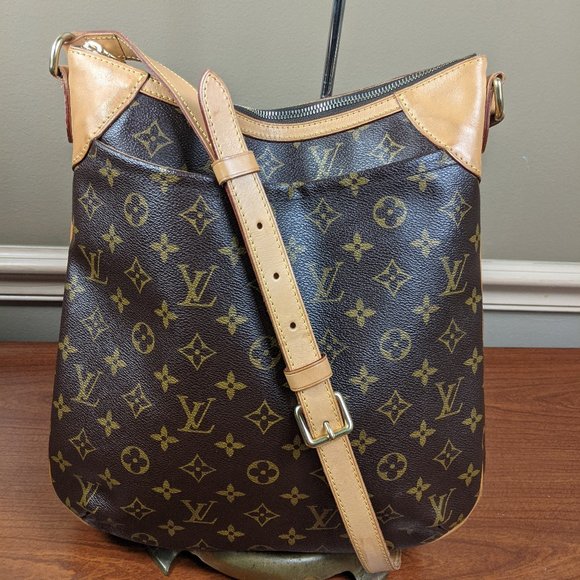 Auth Louis Vuitton Odeon Mm Monogram Canvas and Calf Leather Cross Body … - Picture 1 of 16